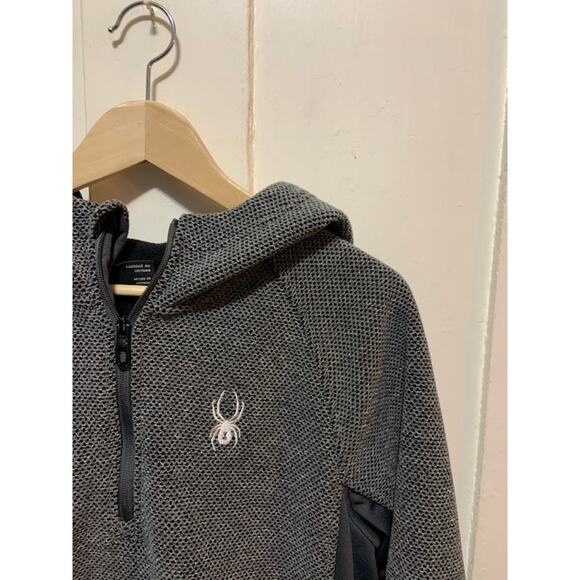 Spyder Boundless half zip hoodie sweatshirt Gray Frontier style sz L - Picture 3 of 7
